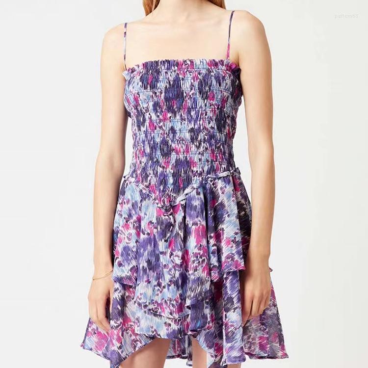 Casual Dresses Women Tie Dye Sling Dress Sexy Stretch Ruffles Sleeveless Strapless Off-shoulder Ladies 2023 Summer Irregular Mini Robe
Casual Dresses Women Tie Dye Sling Dress Sexy Stretch Ruffles Sleeveless Strapless Off-shoulder Ladies 2023 Summer Irregular Mini Robe
