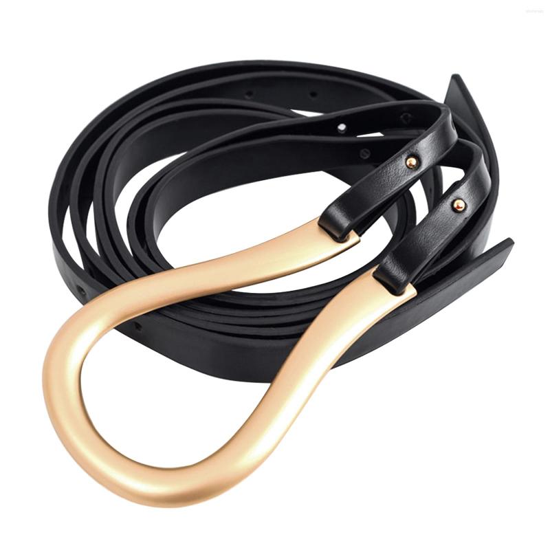 Belts Gift Decoration Fashion U-shaped Adult Light Luxury Daily Curved Metal Pants Dress Horseshoe Buckle Durable Women Belt, Black
Belts Gift Decoration Fashion U-shaped Adult Light Luxury Daily Curved Metal Pants Dress Horseshoe Buckle Durable Women Belt, Black