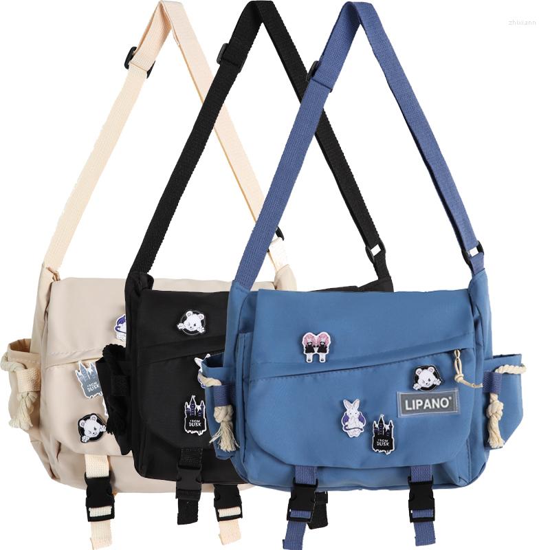 Evening Bags Nylon Handbags Shoulder Bag Large Capacity Crossbody For Teenager Girls Men Harajuku Messenger Student School Sac, Black chapter
Evening Bags Nylon Handbags Shoulder Bag Large Capacity Crossbody For Teenager Girls Men Harajuku Messenger Student School Sac, Black chapter