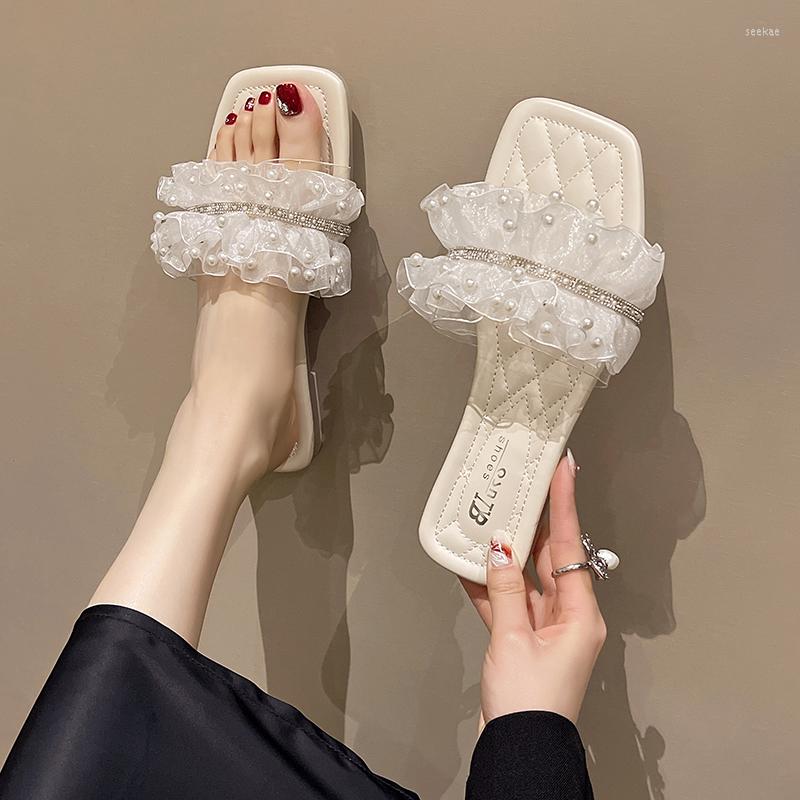 Slippers Women Temperament Open Toe Flip Flops For Summer Fashion Beach Flat Casual Woman Zapatos De Mujer, 688-white
Slippers Women Temperament Open Toe Flip Flops For Summer Fashion Beach Flat Casual Woman Zapatos De Mujer, 688-white