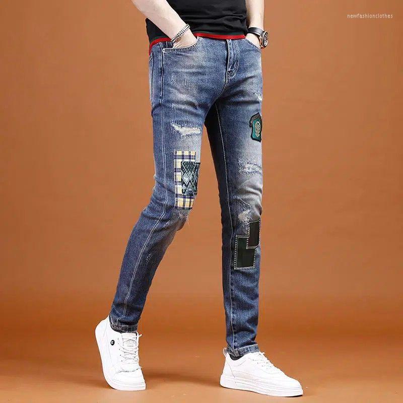 Men's Jeans Spring Autumn Embroidery Patch Cowboy Washed Classic Motorcycle Hip-hop Cargo Work Slim Luxury Clothing Stretch, Black 860
Men's Jeans Spring Autumn Embroidery Patch Cowboy Washed Classic Motorcycle Hip-hop Cargo Work Slim Luxury Clothing Stretch, Black 860