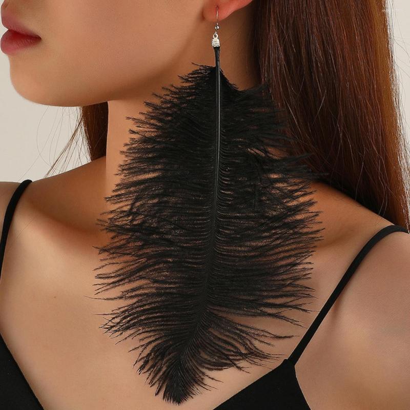 Dangle Earrings Bohemian Large Feather For Women Personality Exaggerated Boho Fairy Elegant Long Tassel Drop
Dangle Earrings Bohemian Large Feather For Women Personality Exaggerated Boho Fairy Elegant Long Tassel Drop