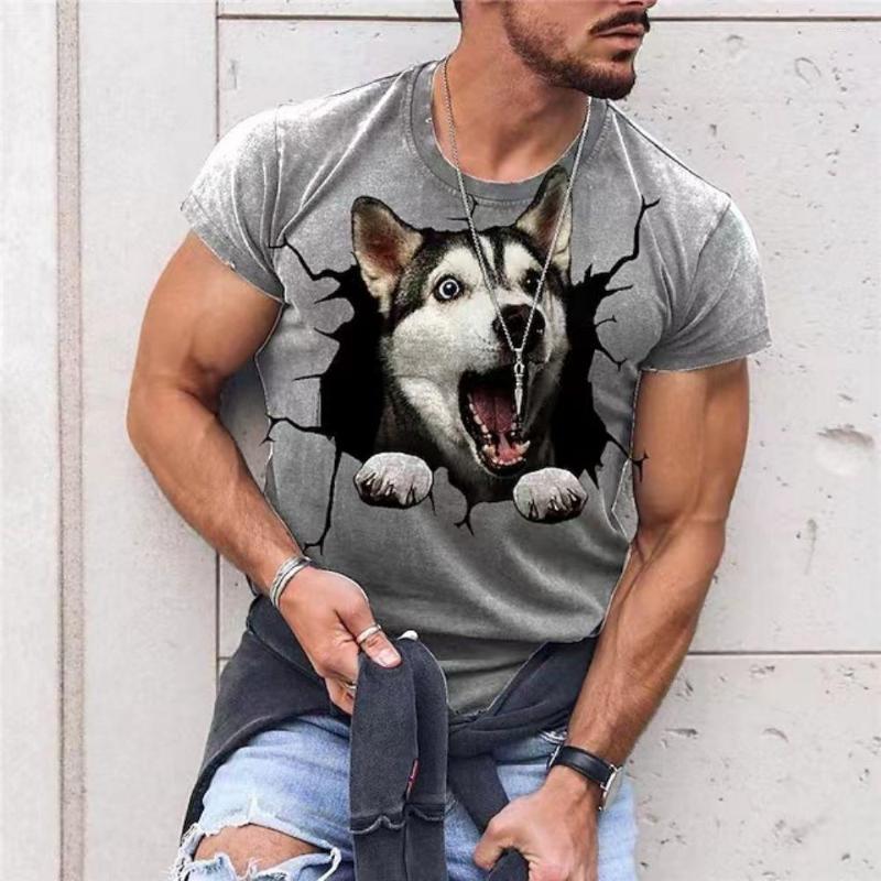 Men's T Shirts Summer Fashion Animal Pattern T-shirt Male 3D Dog Printed Men Women Hip Hop Style Tops Tees Pullover Sports Boy, Etf5b232418k
Men's T Shirts Summer Fashion Animal Pattern T-shirt Male 3D Dog Printed Men Women Hip Hop Style Tops Tees Pullover Sports Boy, Etf5b232418k
