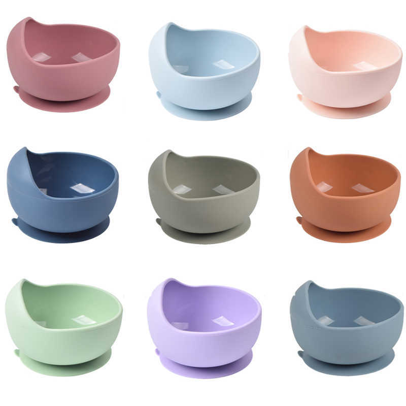 Cups Dishes Utensils 28Colors Baby Silicone Feeding Bowl With Suction Waterproof Non-Slip Crockery BPA Free Tableware Food Grade Baby Dishes Bowl AA230413
Cups Dishes Utensils 28Colors Baby Silicone Feeding Bowl With Suction Waterproof Non-Slip Crockery BPA Free Tableware Food Grade Baby Dishes Bowl AA230413