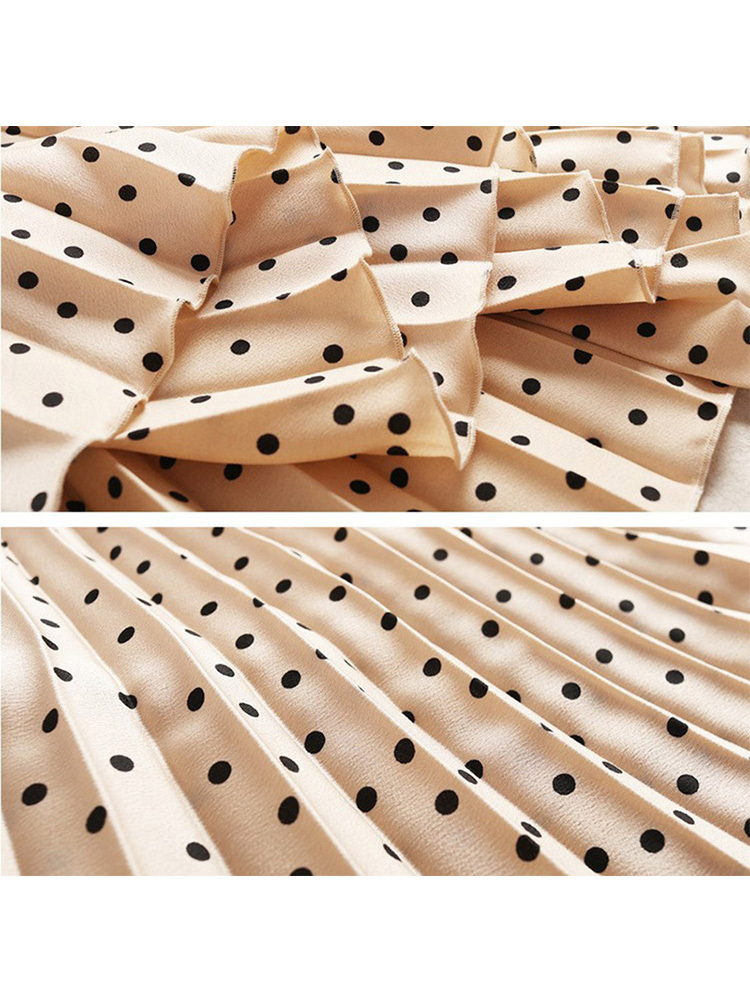 Skirts Pleated Skirts Women Spring Autumn Skirt High Waist Print Midi Skirts Womens Velvet Skirt Maxi Long Skirts Femme Faldas Mujer 230414