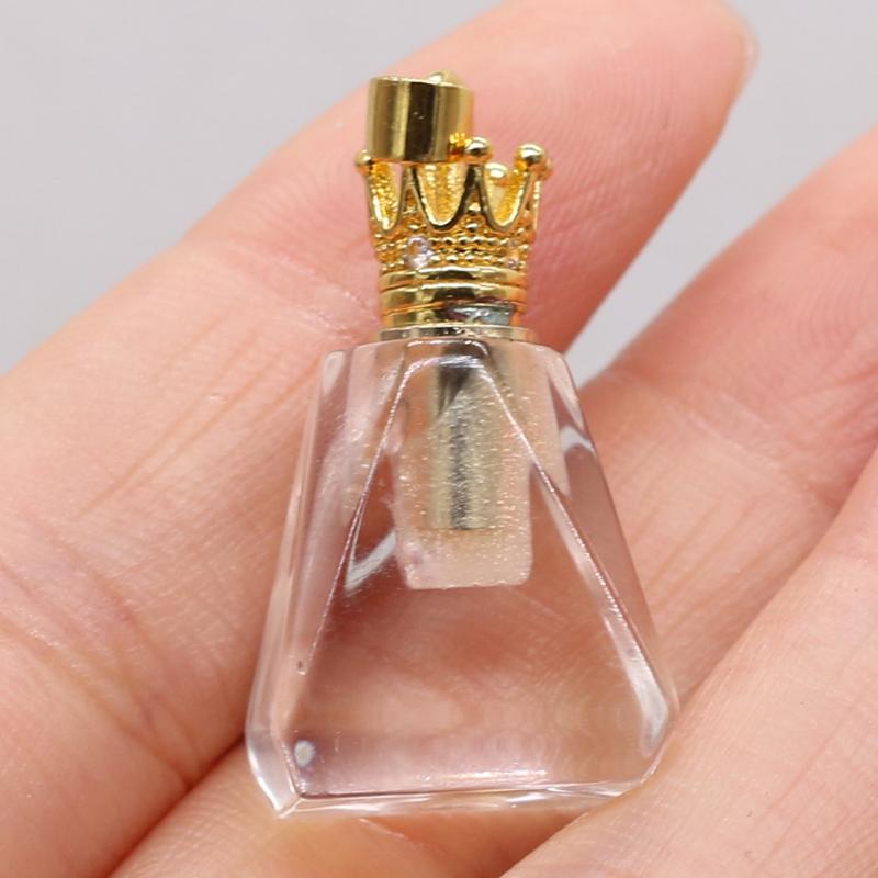 Pendant Necklaces Clear Quartz Essential Oil Natural Stone White Crystal Perfume Bottle Charms For Jewelry Making DIY Necklace GiftPendant
Pendant Necklaces Clear Quartz Essential Oil Natural Stone White Crystal Perfume Bottle Charms For Jewelry Making DIY Necklace GiftPendant