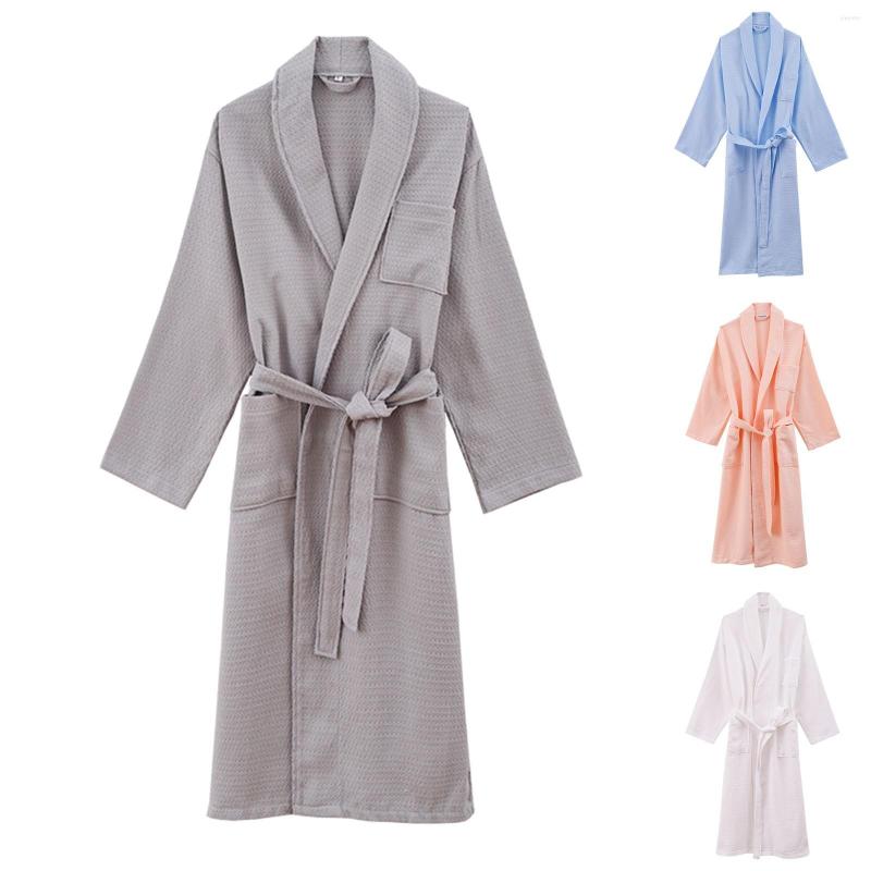 Men's Sleepwear All Cotton Four Season Lengthened Beehive Bathrobe Nightgown Robe Women Lightweight Fleece, White
Men's Sleepwear All Cotton Four Season Lengthened Beehive Bathrobe Nightgown Robe Women Lightweight Fleece, White