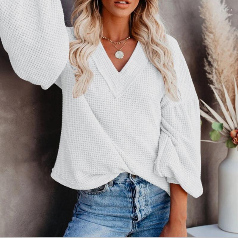 Women's Sweaters Woman Sweater V Neck Long Sleeve Pullovers Top Elastic Knitting Jumper Fashion Loose Knit Lantern Casual Solid Color Sexy, White
Women's Sweaters Woman Sweater V Neck Long Sleeve Pullovers Top Elastic Knitting Jumper Fashion Loose Knit Lantern Casual Solid Color Sexy, White