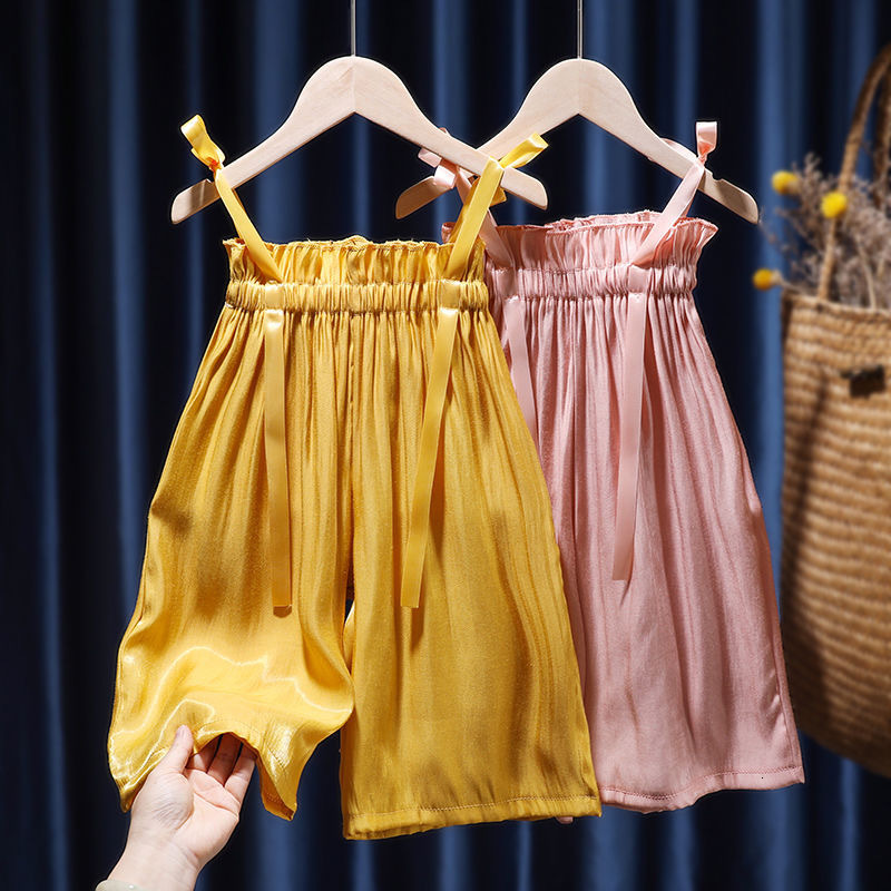 Overalls Girls Fashion Loose Wide Leg Pants Baby Jumpsuit Sleeveless Summer Sunsuit Clothes Suspende Trousers 0-6Yeas 230414, White
Overalls Girls Fashion Loose Wide Leg Pants Baby Jumpsuit Sleeveless Summer Sunsuit Clothes Suspende Trousers 0-6Yeas 230414, White