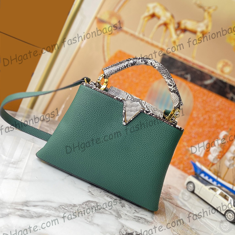 Womens Designer Capucines Shoulder Bags 5 Colors Calfskin Genuine Leather Serpentine Flap Top Handle Totes Adjustable Strap Crossbody Luxury Handabgs 27x18cm, Box
Womens Designer Capucines Shoulder Bags 5 Colors Calfskin Genuine Leather Serpentine Flap Top Handle Totes Adjustable Strap Crossbody Luxury Handabgs 27x18cm, Box