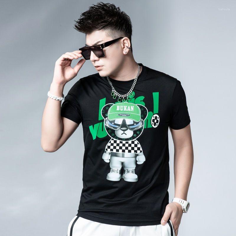Men's T Shirts 2023 Cartoon Bear Printed Shirt Men Clothing Summer Short Sleeve Fashion Streetwear O Neck Slim Mens T-shirts Plus Size 5XL, As shown asian size
Men's T Shirts 2023 Cartoon Bear Printed Shirt Men Clothing Summer Short Sleeve Fashion Streetwear O Neck Slim Mens T-shirts Plus Size 5XL, As shown asian size