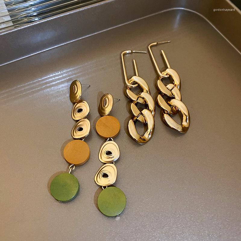 Dangle Earrings XIALUOKE Metal Asymmetric Wood Long Drop Retro Contracted Personality Tassel For Women Jewelry Wholesale
Dangle Earrings XIALUOKE Metal Asymmetric Wood Long Drop Retro Contracted Personality Tassel For Women Jewelry Wholesale