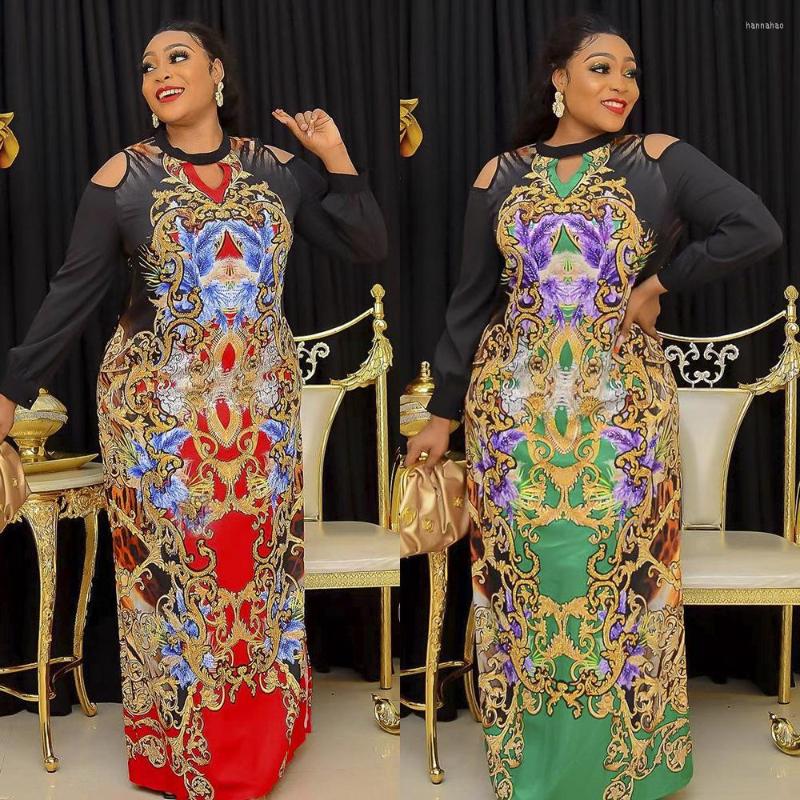 Ethnic Clothing African Women's Large Round Neck Robe Printed Loose Dress For European And American Foreign Trade
Ethnic Clothing African Women's Large Round Neck Robe Printed Loose Dress For European And American Foreign Trade