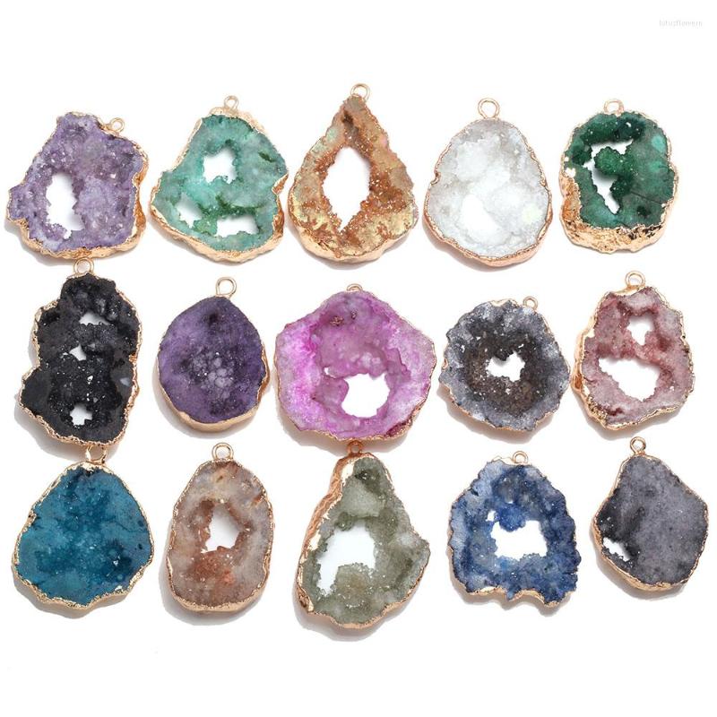 Pendant Necklaces Natural Agates Stone Pendants Irregular Colorful Druzy Geode Charms For Jewelry Making Necklace Bracelet Gift
Pendant Necklaces Natural Agates Stone Pendants Irregular Colorful Druzy Geode Charms For Jewelry Making Necklace Bracelet Gift