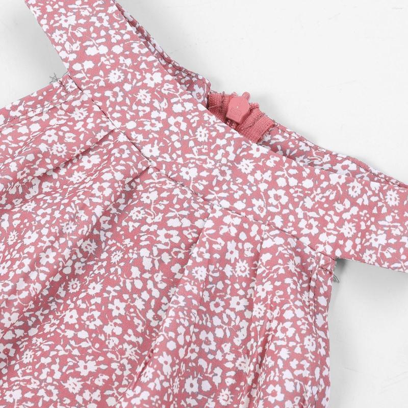Casual Dresses Summer Mini Dress Boho Style Halter Floral Print Women Elegant Party Sleveless Short Ladies Vestidos