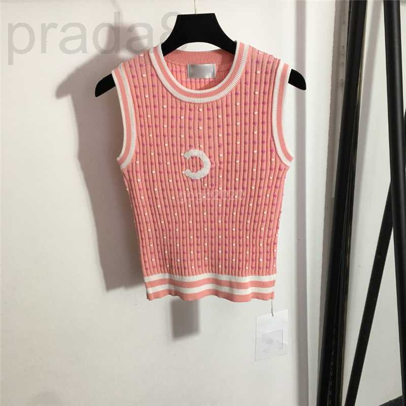 Women' T-Shirt Designer 2022 Slim Tee Knits Tops With Letter Pattern Girls Milan Runway Crop Top Shirt High End Crew Neck Sleeveless Stretch Pullover Vest WQVD, Pink
Women' T-Shirt Designer 2022 Slim Tee Knits Tops With Letter Pattern Girls Milan Runway Crop Top Shirt High End Crew Neck Sleeveless Stretch Pullover Vest WQVD, Pink