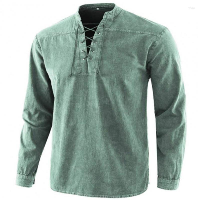 Men's T Shirts Men Knight Medieval Tunic Vintage Lace Up Renaissance Roman Halloween Costume For Adult Viking Pirate Cosplay Dating, Army green
Men's T Shirts Men Knight Medieval Tunic Vintage Lace Up Renaissance Roman Halloween Costume For Adult Viking Pirate Cosplay Dating, Army green
