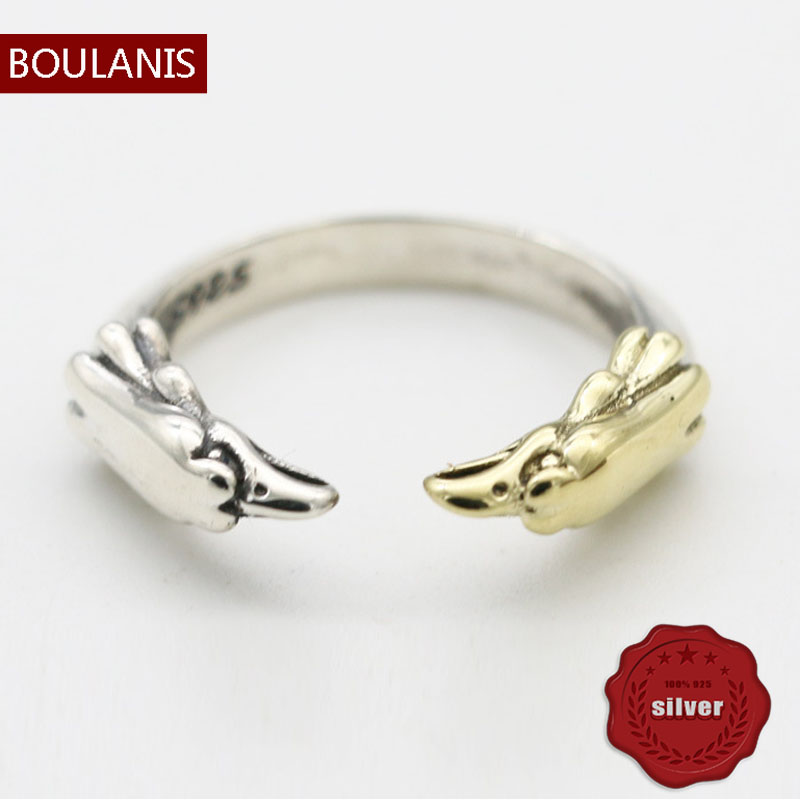 S925 Sterling Silver Ring Personalized Opening Fashion Double Eagle Head Feather Handcrafted Retro Style Couple Jewelry Lover Gift
S925 Sterling Silver Ring Personalized Opening Fashion Double Eagle Head Feather Handcrafted Retro Style Couple Jewelry Lover Gift