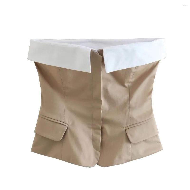 Women' Blouses Summer Sexy Off Shoulder Shirts For Women Vintage Sleeveless Fashion 2023 Y2K Top, Khaki
Women' Blouses Summer Sexy Off Shoulder Shirts For Women Vintage Sleeveless Fashion 2023 Y2K Top, Khaki