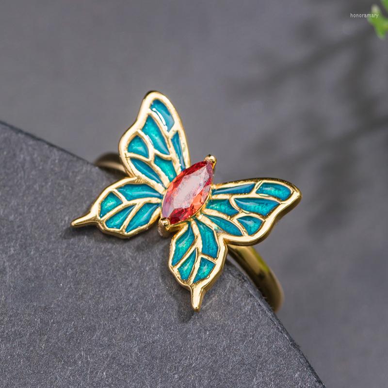 Cluster Rings S925 Sterling Silver Ethnic Style Personality Butterfly Open Ring Female Inlaid Zircon Insect Fashion Jewelry
Cluster Rings S925 Sterling Silver Ethnic Style Personality Butterfly Open Ring Female Inlaid Zircon Insect Fashion Jewelry