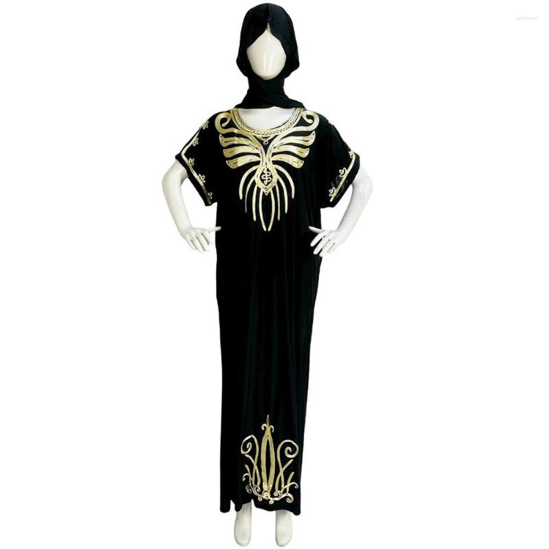 Ethnic Clothing Traditional Embroidery 2023 African Dress For Women Muslim Loose Abayas Arabic Robe With Scarf Summer Jilbab Caftan Gown
Ethnic Clothing Traditional Embroidery 2023 African Dress For Women Muslim Loose Abayas Arabic Robe With Scarf Summer Jilbab Caftan Gown