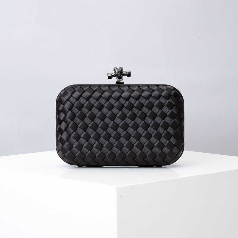 Evening Bags Bag Silk Woven Women s Hand Slant Across Simple Dinner 231114