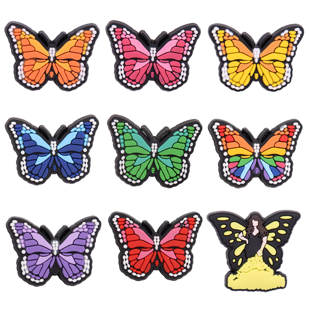 Other 1 9Pcs Cartoon Butterfly Insect Animals Croc Jibz Shoes Charms Pvc Garden Accessories Decorations Diy Backpack Wristbands Drop Othre
Other 1 9Pcs Cartoon Butterfly Insect Animals Croc Jibz Shoes Charms Pvc Garden Accessories Decorations Diy Backpack Wristbands Drop Othre