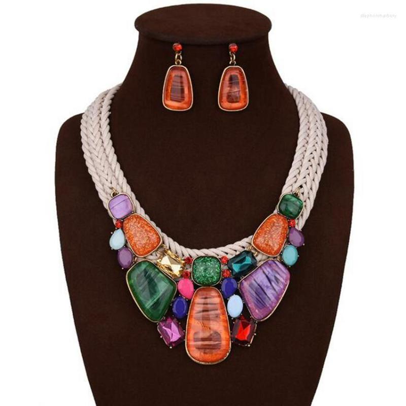 Necklace Earrings Set DiLiCa Fashion Jewelry Women Geometric Statement Charms Choker Bib Dangle Boho Necklaces Sets, Picture shown
Necklace Earrings Set DiLiCa Fashion Jewelry Women Geometric Statement Charms Choker Bib Dangle Boho Necklaces Sets, Picture shown