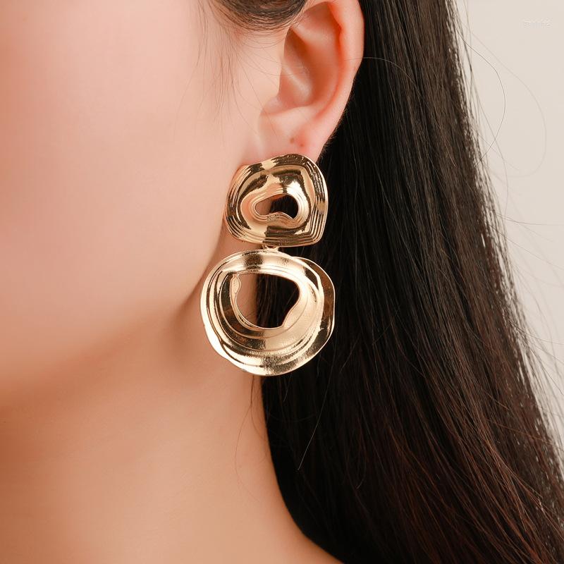 Stud Earrings Vintage Gold Color Circle For Women Fashion Statement Round Metal Geometric Pendant Brincos Jewelry
Stud Earrings Vintage Gold Color Circle For Women Fashion Statement Round Metal Geometric Pendant Brincos Jewelry
