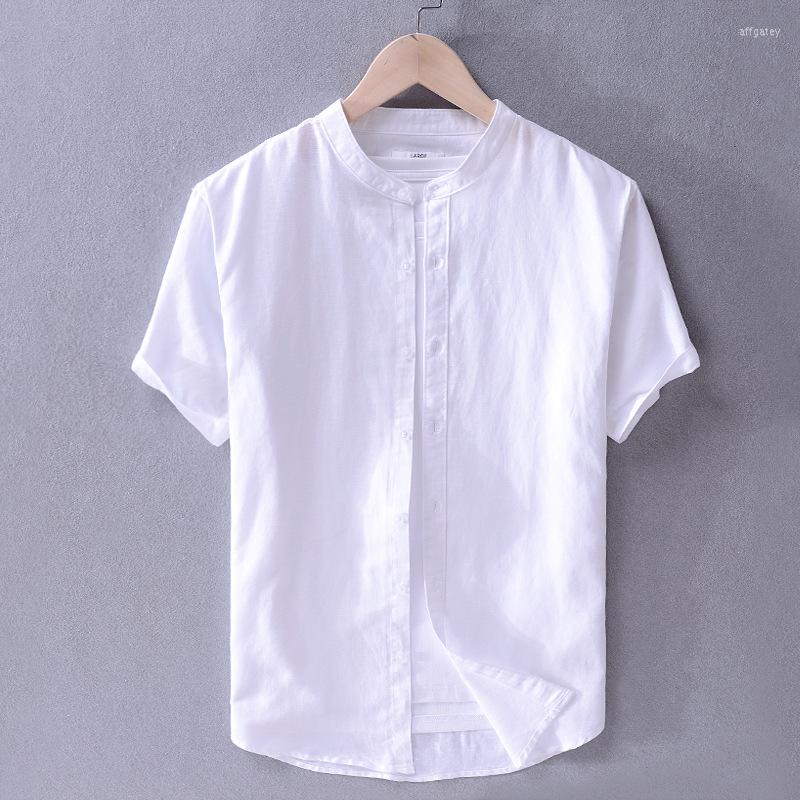 Men's T Shirts Men's Cotton Linen Short Sleeve Shirt Stand Collar Plain Casual Literary Men, White
Men's T Shirts Men's Cotton Linen Short Sleeve Shirt Stand Collar Plain Casual Literary Men, White