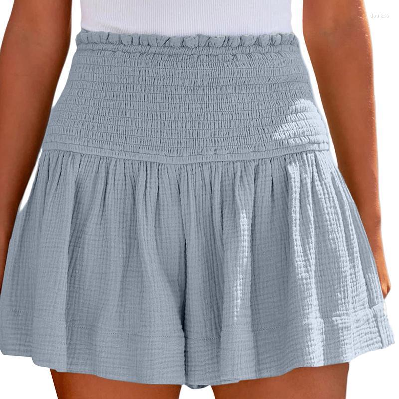 Skirts 2023 Casual Comfortable Pleated Ruffle Shorts Women' Cotton Summer Loose High Elastic Waisted Wide Leg A-line, Grey
Skirts 2023 Casual Comfortable Pleated Ruffle Shorts Women' Cotton Summer Loose High Elastic Waisted Wide Leg A-line, Grey
