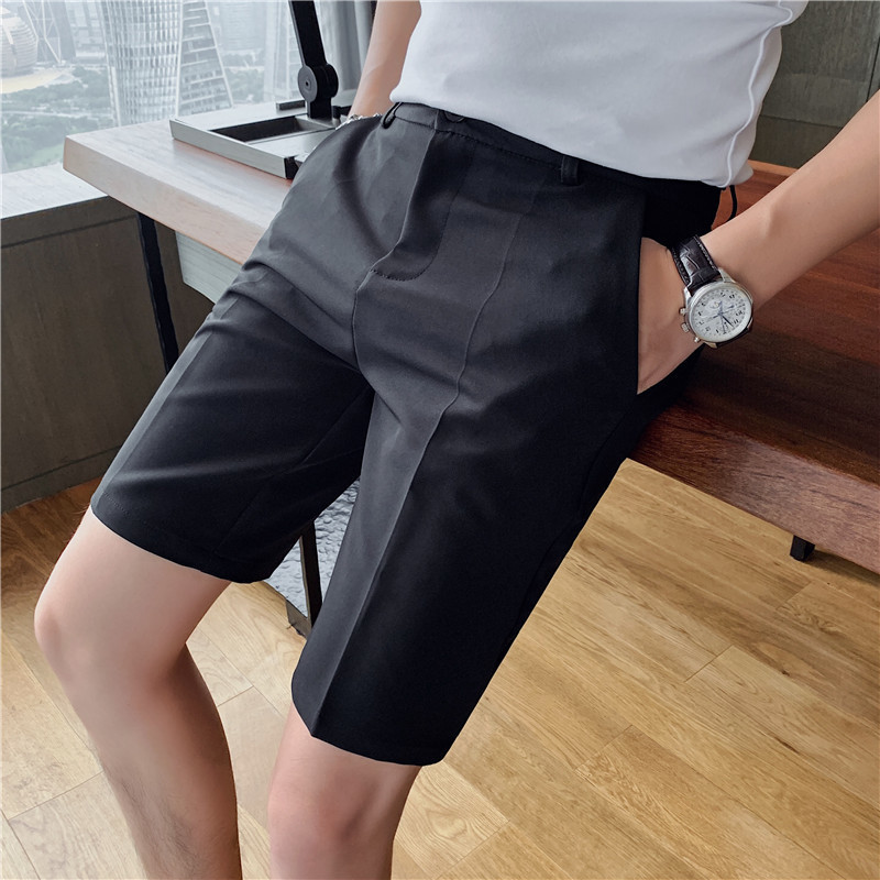 Men's Shorts Summer Shorts Men Korean Fashion Bottoms Casual Pants Knee Length Streetwear Slacks Cool Fashion Shorts Breathable S-3XL 230414