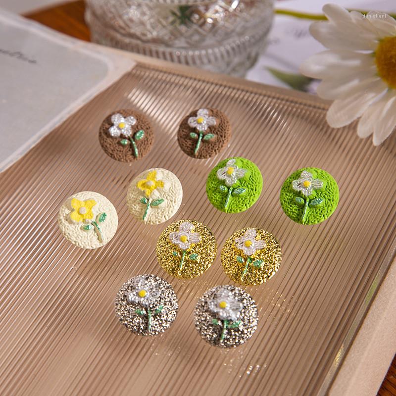 Stud Earrings Design Flower Round Fashion Sweet Color Geometric Plant Ear Jewelry Party Gifts For Women Girls
Stud Earrings Design Flower Round Fashion Sweet Color Geometric Plant Ear Jewelry Party Gifts For Women Girls