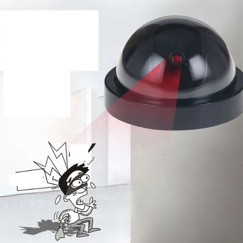 wholesale Fake Camera Simulated Security video Generators Surveillance Dummy Ir Led Dome CameraSignalGenerator Santa SecuritySupplies XJY70