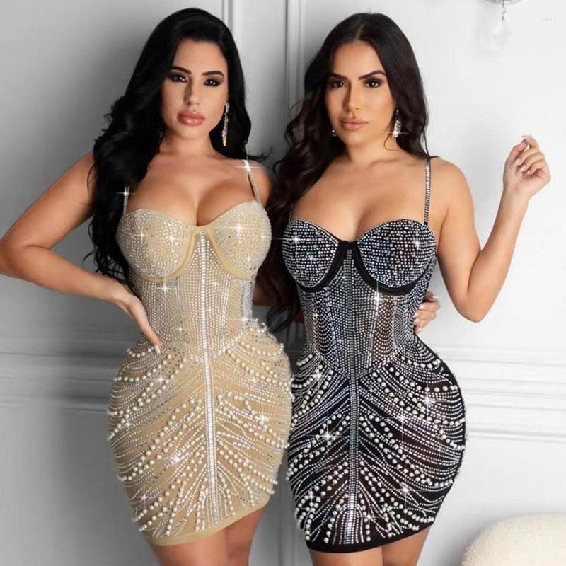 Casual Dresses Sexy Rhinestone Pearls Sparkly Party Dress Women Club Wear Elegant Strapless Bodycon Mini Birthday Celebrity, Black
Casual Dresses Sexy Rhinestone Pearls Sparkly Party Dress Women Club Wear Elegant Strapless Bodycon Mini Birthday Celebrity, Black
