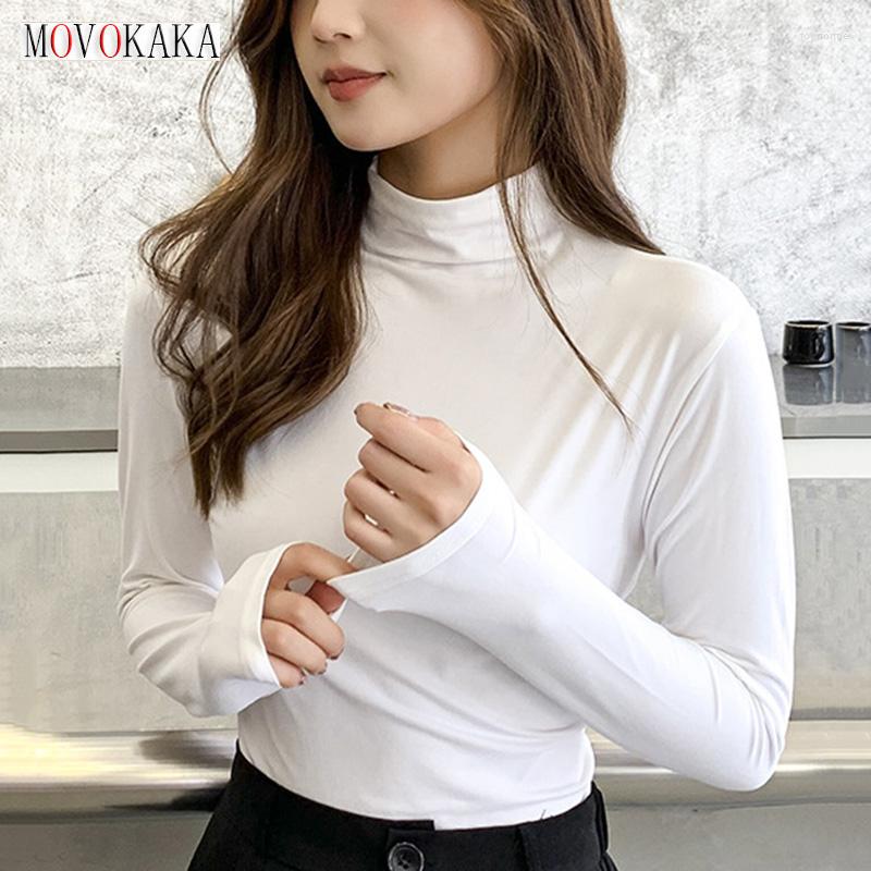 Women's T Shirts MOVOKAKA Solid Basic Long Sleeve Shirt Women Turtleneck Casual Black White Tops Autumn Winter Tshirt Ladies Fashion Tees, Green
Women's T Shirts MOVOKAKA Solid Basic Long Sleeve Shirt Women Turtleneck Casual Black White Tops Autumn Winter Tshirt Ladies Fashion Tees, Green