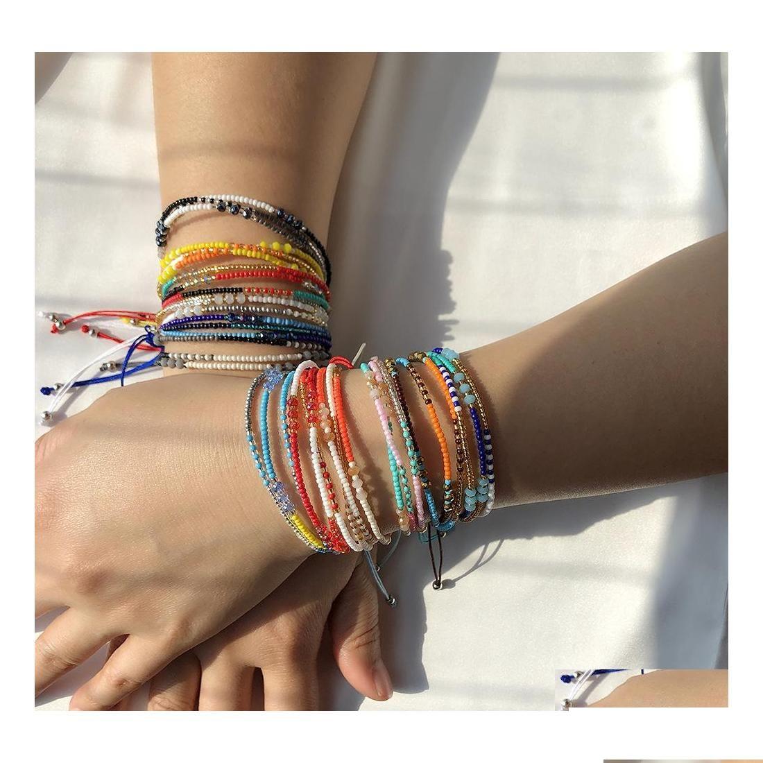 Charm Bracelets Bohemia Rice Beaded Bracelet Friendship Bangle Adjustable Colorf Braided Weave Jewelry Gifts For Women Teen Girls Dr Dhgdb
Charm Bracelets Bohemia Rice Beaded Bracelet Friendship Bangle Adjustable Colorf Braided Weave Jewelry Gifts For Women Teen Girls Dr Dhgdb