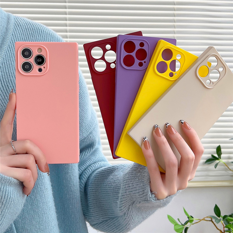 Phone Case 14 11 12 13 Pro X XR XS Max 7 8 Plus Fashion Square Design Candy Color Soft TPU For iPhone 12 Phone Case
Phone Case 14 11 12 13 Pro X XR XS Max 7 8 Plus Fashion Square Design Candy Color Soft TPU For iPhone 12 Phone Case