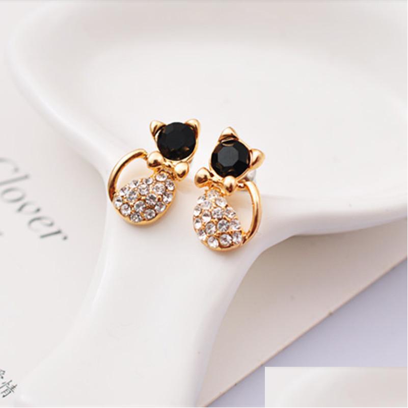 Stud Cute Bow Black Earrings Gold Crystal Cat Rhinestones Ear For Women Jewelry Gift Drop Delivery Dhgarden Dhen5
Stud Cute Bow Black Earrings Gold Crystal Cat Rhinestones Ear For Women Jewelry Gift Drop Delivery Dhgarden Dhen5