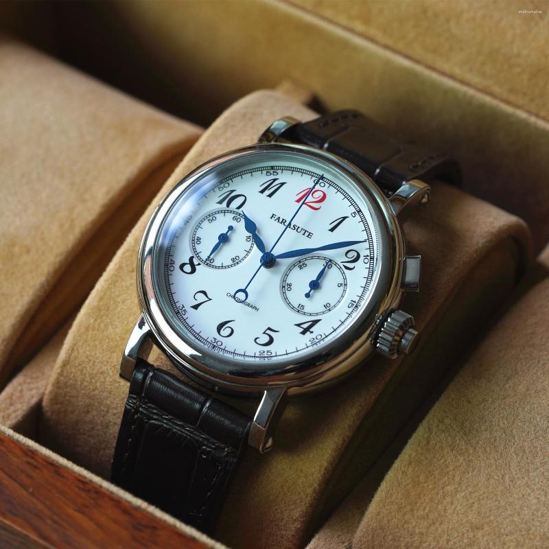 Wristwatches FARASUTE Men's Watch Tianjin St1900 Stainless Steel Sapphire Waterproof Enamel Dial Timing Speed Measurement Retro Dress, Red 12
Wristwatches FARASUTE Men's Watch Tianjin St1900 Stainless Steel Sapphire Waterproof Enamel Dial Timing Speed Measurement Retro Dress, Red 12