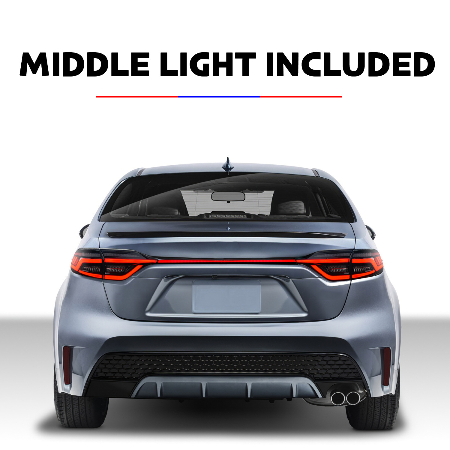 Automobile Taillight For Toyota corolla 20 18-20 20 LED Throughout Taillights Assembly Streaming Turn Signal Lights American Version