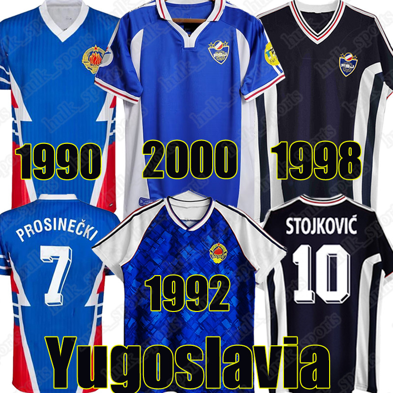 Yugoslavia retro soccer jerseys 1990 1992 1998 2000 Jugoslavija Mijatovic Pancev Mihajlovic Stankovic Jugovic Stojkovic SAVICEVIC classi football shirt, Nansilafu 1998 home
Yugoslavia retro soccer jerseys 1990 1992 1998 2000 Jugoslavija Mijatovic Pancev Mihajlovic Stankovic Jugovic Stojkovic SAVICEVIC classi football shirt, Nansilafu 1998 home