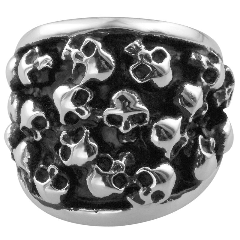 Cluster Rings Trendy Gothic Skull Skeleton Stainless Steel Finger Ring For Men Women Jewelry Fashion GiftCluster
Cluster Rings Trendy Gothic Skull Skeleton Stainless Steel Finger Ring For Men Women Jewelry Fashion GiftCluster