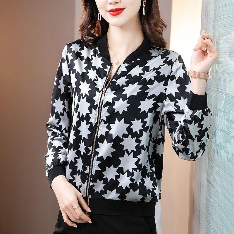 Women's Jackets Ladies Chiffon Long Sleeve Round Neck Coat Top Women 2023 Summer Dress Korean Printed Zipper Jacket Female Fashion Casual, 10
Women's Jackets Ladies Chiffon Long Sleeve Round Neck Coat Top Women 2023 Summer Dress Korean Printed Zipper Jacket Female Fashion Casual, 10
