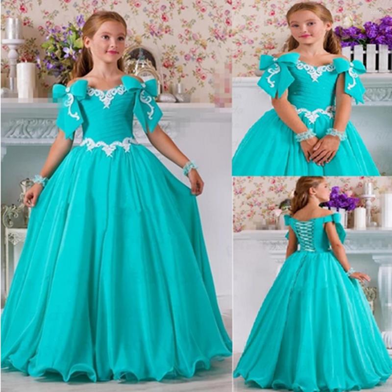 Girl Dresses Fower Appliques Sequins Half Sleeves Boat Neck Princess Dress For Wedding First Communion Pageant Gowns, Multi
Girl Dresses Fower Appliques Sequins Half Sleeves Boat Neck Princess Dress For Wedding First Communion Pageant Gowns, Multi