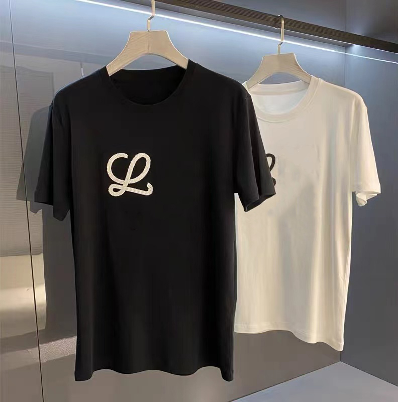 Mens loe T-shirt Designer Summer Men T Shirt Sweatshirts Embroidery Loose Tshirt Long Sleeve Tees Tops Women Black white High Quality T Shirts
Mens loe T-shirt Designer Summer Men T Shirt Sweatshirts Embroidery Loose Tshirt Long Sleeve Tees Tops Women Black white High Quality T Shirts