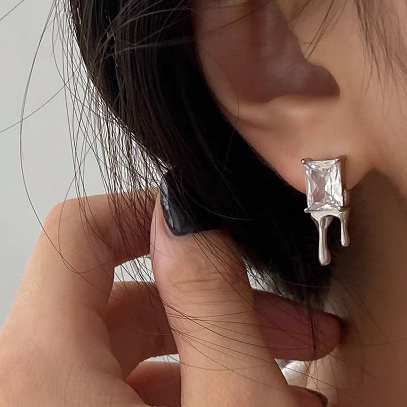 Unique Square Stud Earring White Gold Filled Jewelry Engagement Wedding Earrings for Women Bridal Birthday Gift
Unique Square Stud Earring White Gold Filled Jewelry Engagement Wedding Earrings for Women Bridal Birthday Gift