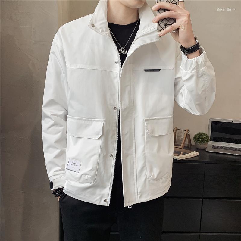 Men's Jackets 2023 Spring Men's Stand Collar Thin White Jacket Korean Style Fashion Casual Solid Color Male Trend Brand Coat, Black
Men's Jackets 2023 Spring Men's Stand Collar Thin White Jacket Korean Style Fashion Casual Solid Color Male Trend Brand Coat, Black