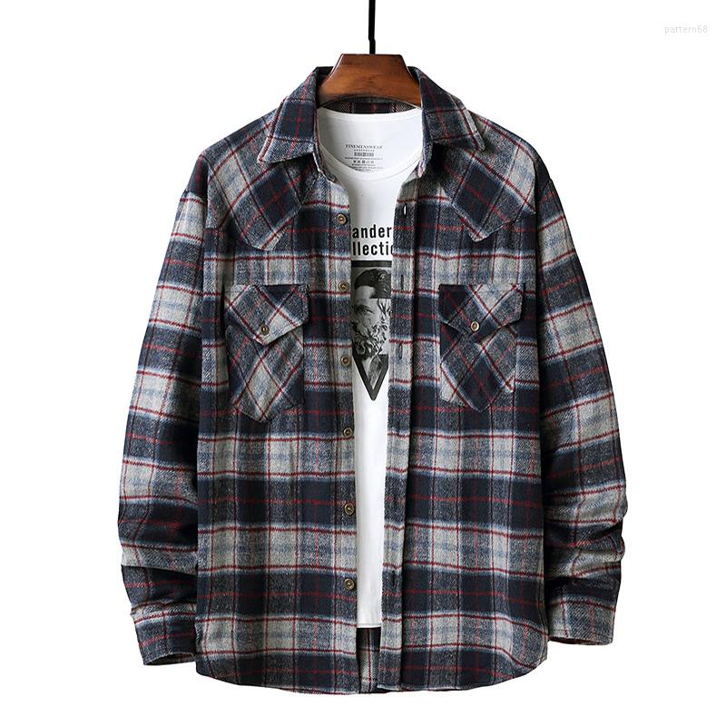 Men's Casual Shirts Mens Button Down Regular Fit Long Sleeve Plaid Flannel Hip Hop Streetwear Harajuku Shirt Men Camisa Masculina XXL, Camel color
Men's Casual Shirts Mens Button Down Regular Fit Long Sleeve Plaid Flannel Hip Hop Streetwear Harajuku Shirt Men Camisa Masculina XXL, Camel color