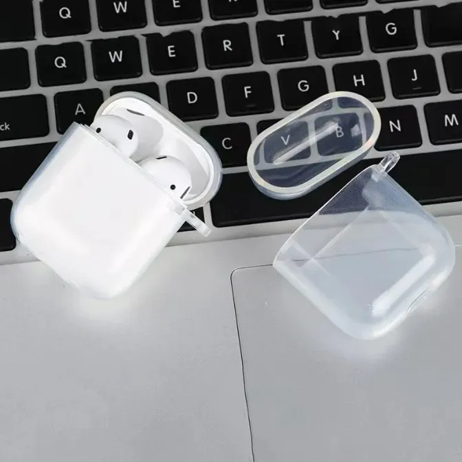 For 2 3 4 earphones Accessories max Silicone Cute Protective Headphone Cover pro 2nd TPU Shockproof Case
